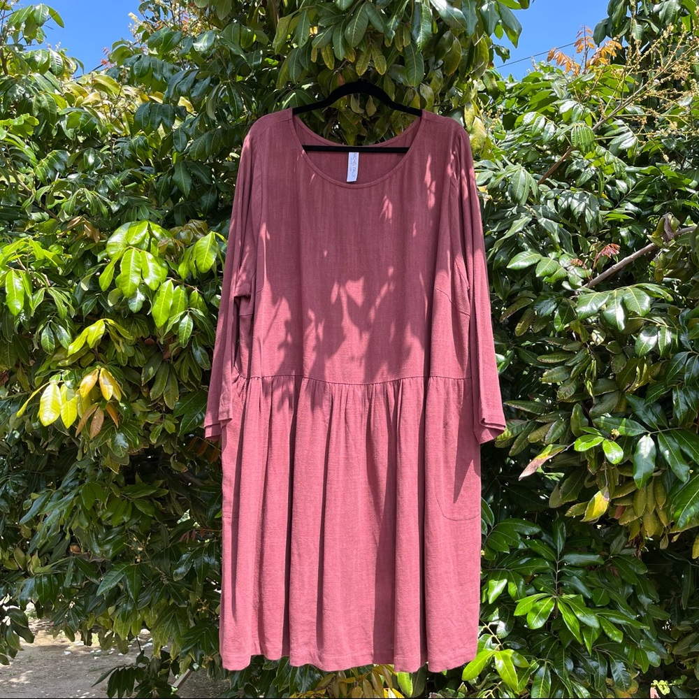 Rachel Pally mauve long sleeve midi dress